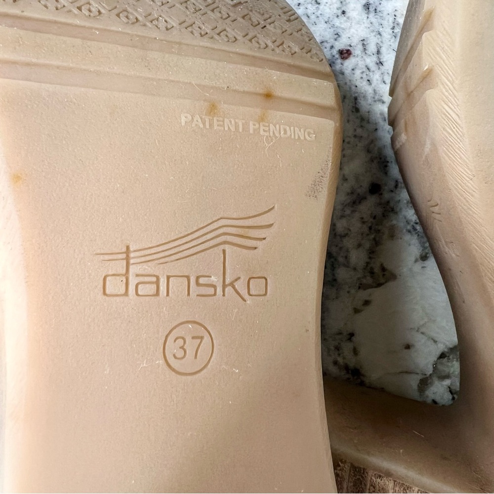 Dansko Black Leather Ankle Boots Size 37 - Picture 7 of 9